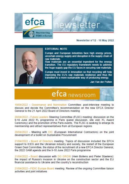 EFCA Newsletter May 2022_cover