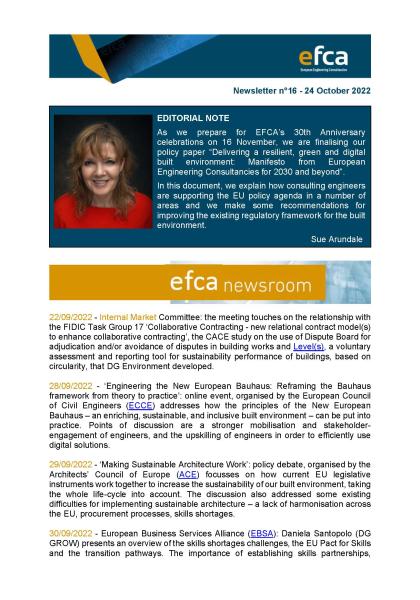EFCA Newsletter_October 2022_cover